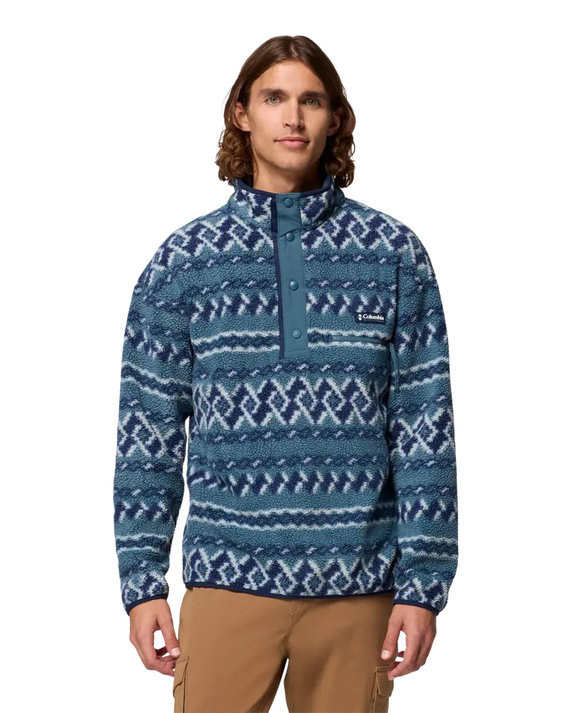 Helvetia II Half-Snap Fleece Jacket – Everblue KnitKnot Print