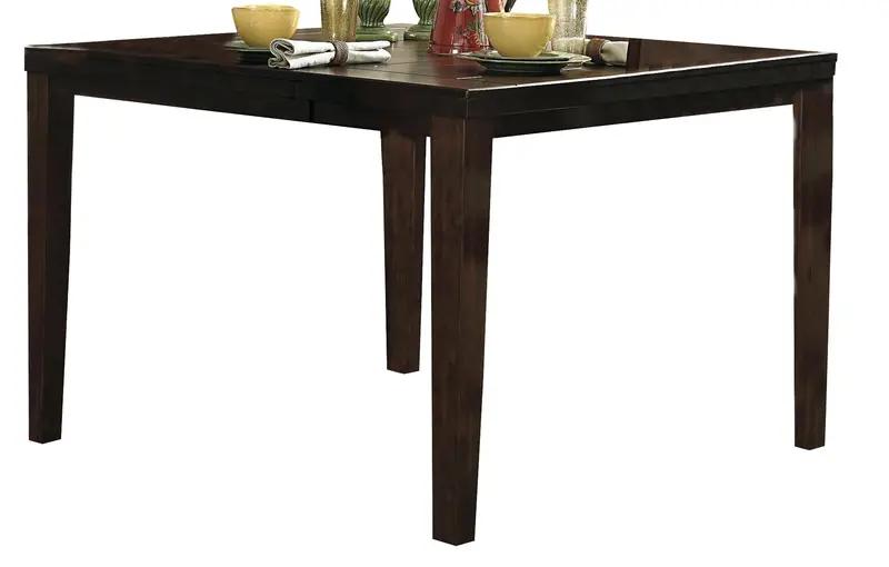 Homelegance Ameillia Dark Oak Counter Height Table – Rectangular, Bar-Style Dining 586-36