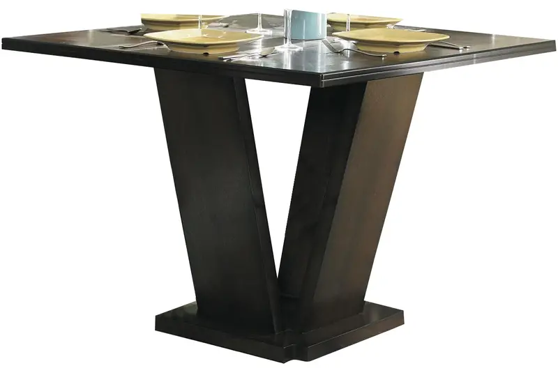 Homelegance Bayshore Medium Walnut Standard Counter Height Table – Model 5447-36