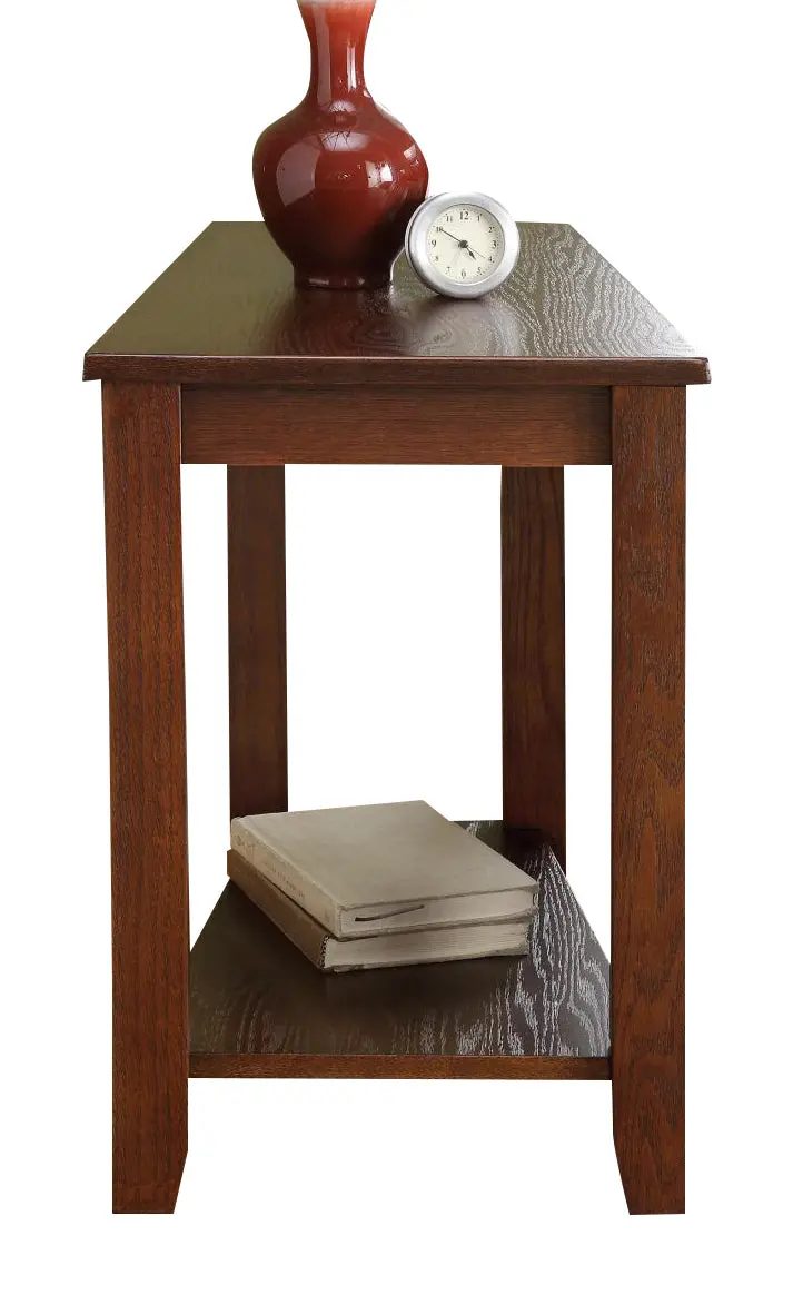 Homelegance Elwell Chairside Table – Rich Espresso Finish