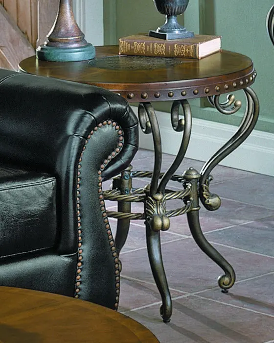 Homelegance Jenkins Warm Tobacco End Table (Model 5553-04)