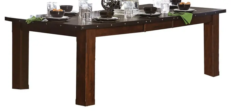 Homelegance Schleiger Dark Brown Extendable Dining Table (Model 5400-94*)
