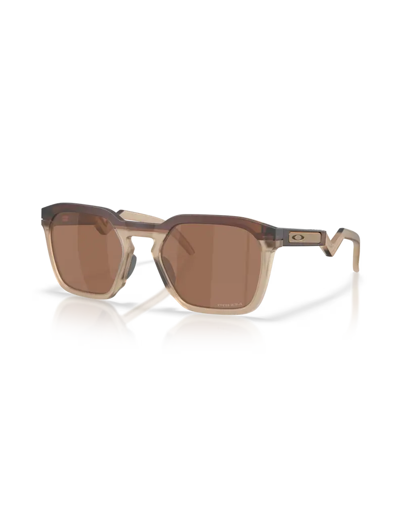 HSTN SQ Prizm Tungsten Sunglasses with Matte Rootbeer Frame