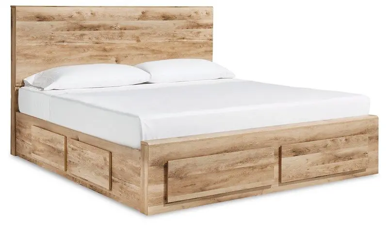 Hyanna Panel Bed with Dual Under-Bed Storage Drawers