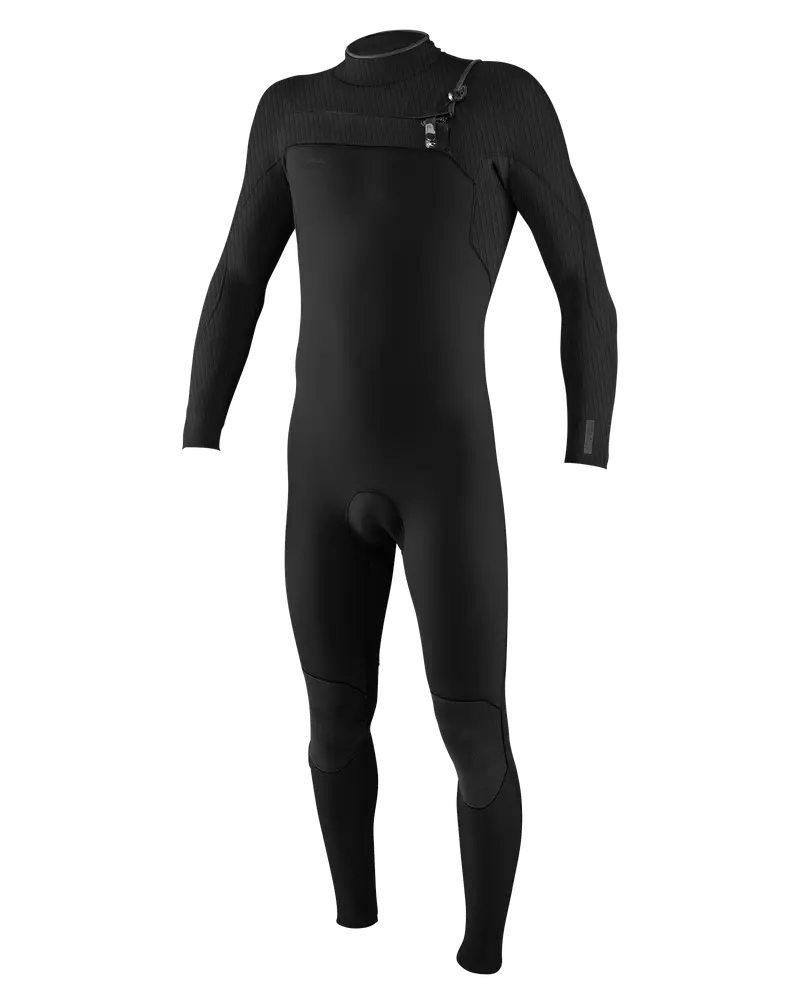 HyperFreak 3/2mm+ Chest-Zip Wetsuit – Black