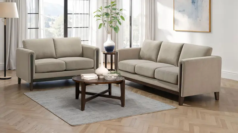 Islington Contemporary Sofa and Accent Chair Set