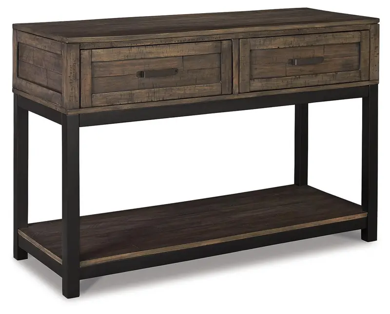 Johurst Sofa Console Table with Open Shelving