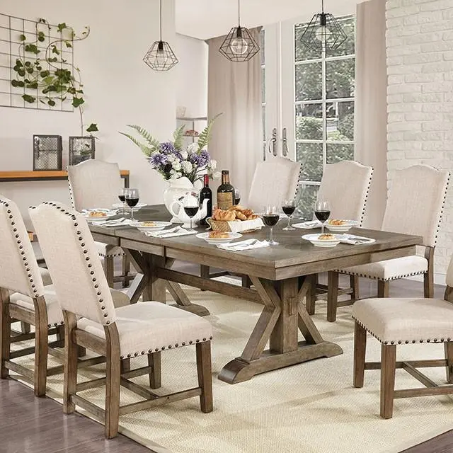 Julia Light Oak Rectangular Extendable Dining Table