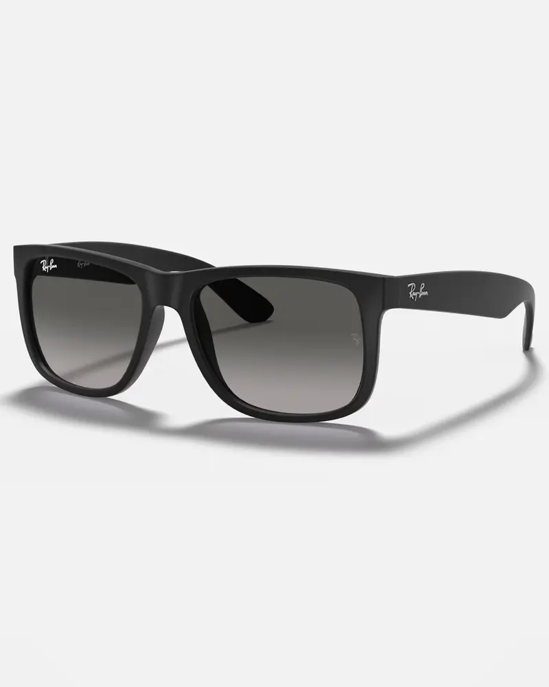 Justin Matte Rubber Black & Light Grey Sunglasses