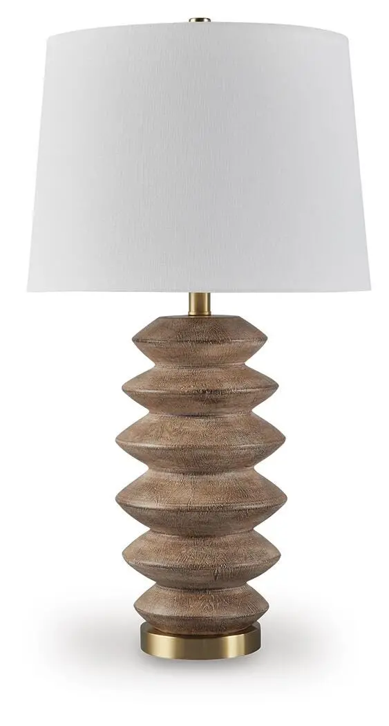 Jyllyard Ceramic Table Lamp with Linen Shade