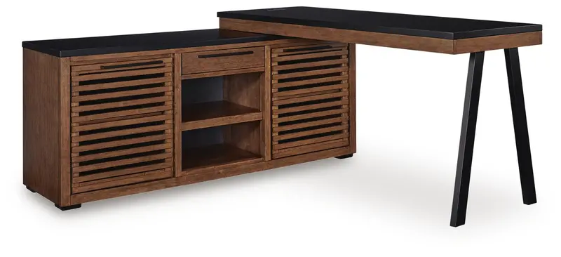 Kallari Credenza Desk Combo with Return Extension