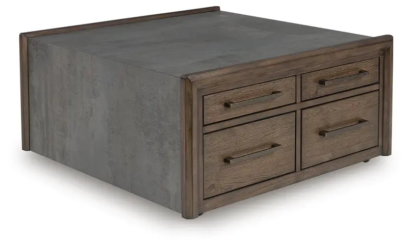Kallenny Rectangular Coffee Table with Drawers