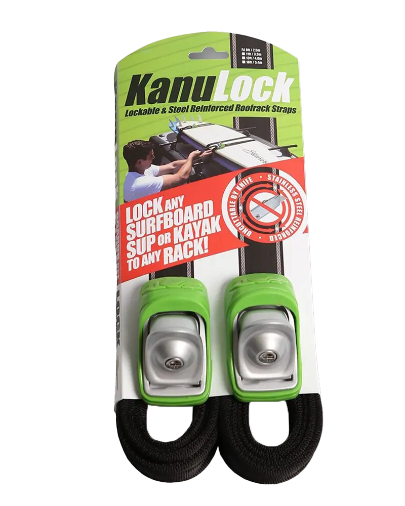 Kanulock 8′ Adjustable Surfboard Tie-Down – Multi-Tone