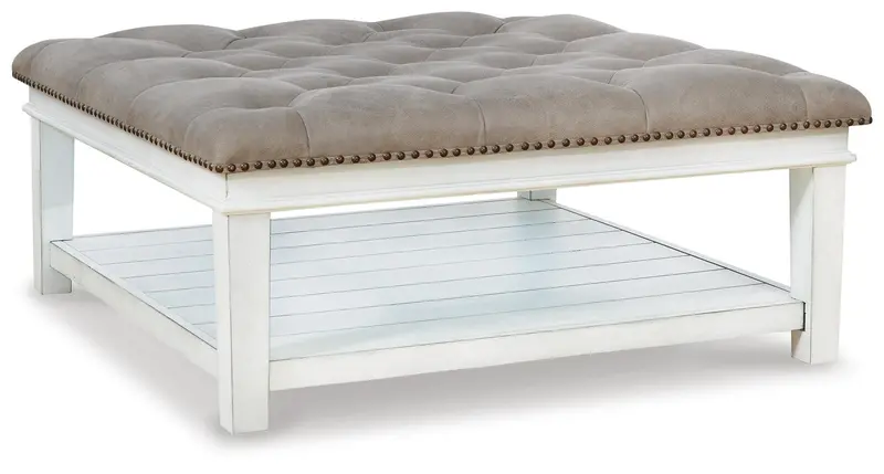 Kanwyn Upholstered Ottoman with Lift-Top Storage & Coffee Table Function