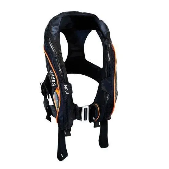 Kappa Automatic Inflatable Life Jacket – ISO 12402-3 Certified, 180N Buoyancy, White/Red