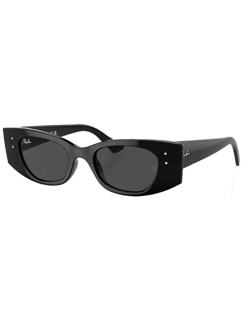 Kat Sleek Black Sunglasses