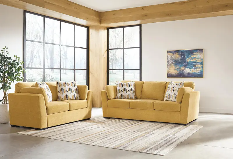 Keerwick Modular Living Room Set – Sofa, Loveseat & Ottoman Bundle