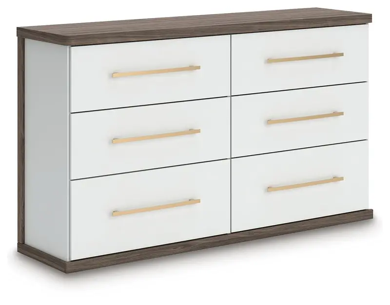 Kendanport Solid Wood 6-Drawer Dresser – Soft-Close Hardware