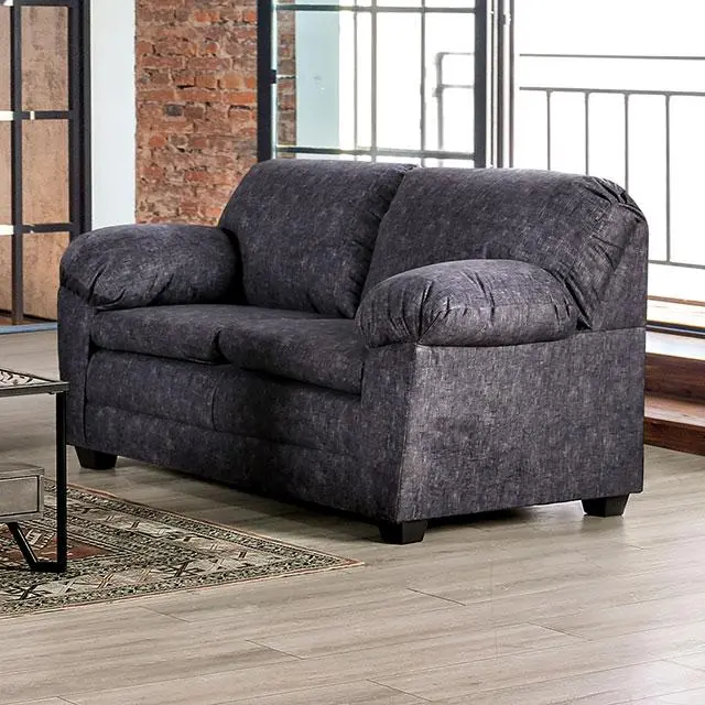 KESWICK Compact Loveseat with Rolled Arms