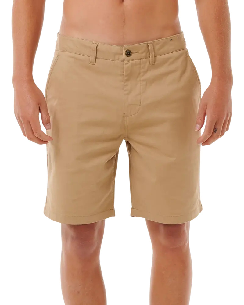 Khaki Chino Walkshorts – Smart-Casual Beachwear