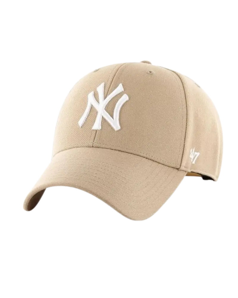 Khaki NY Yankees MVP Snapback Baseball Cap