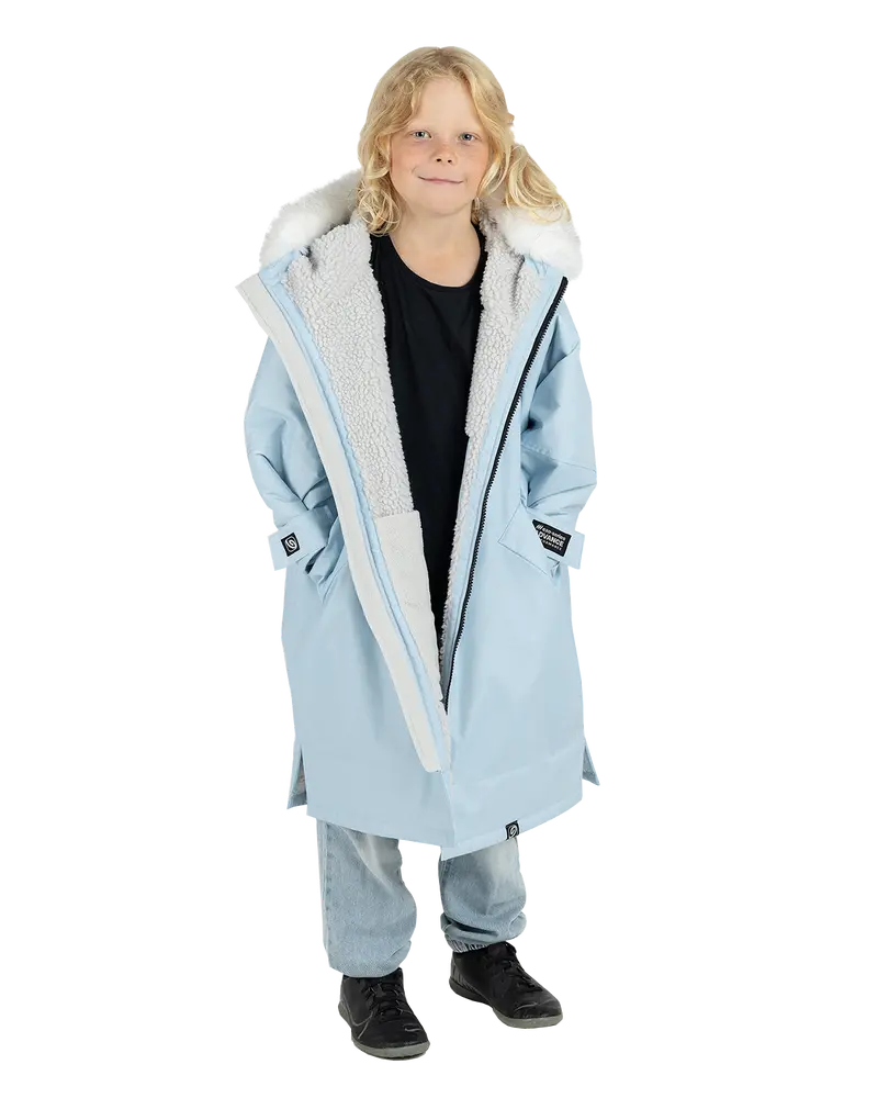 Kids’ Advance Long-Sleeve Snow Jacket – Alpine Ice Blue Insulated Outerwear