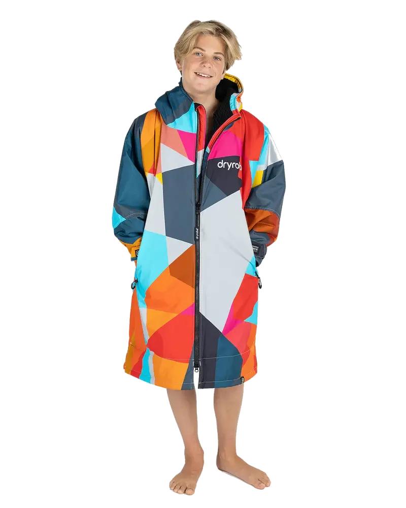 Kids’ Advanced Long-Sleeve Top – Abstract Print