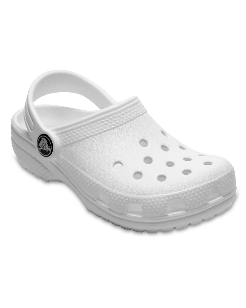 Kids’ Classic Clogs – White Footwear Style
