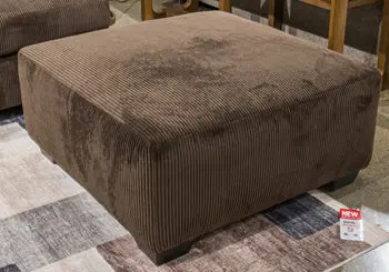 Kimlee Large Square Accent Ottoman with Button-Tufted Detailing