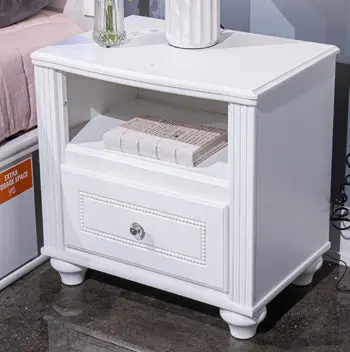 Kozlani Wooden Nightstand with Drawer