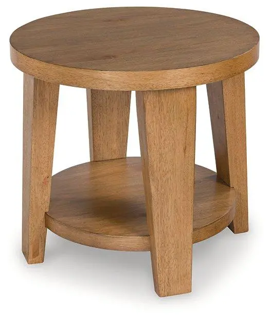 Kristiland Walnut-Finish End Table