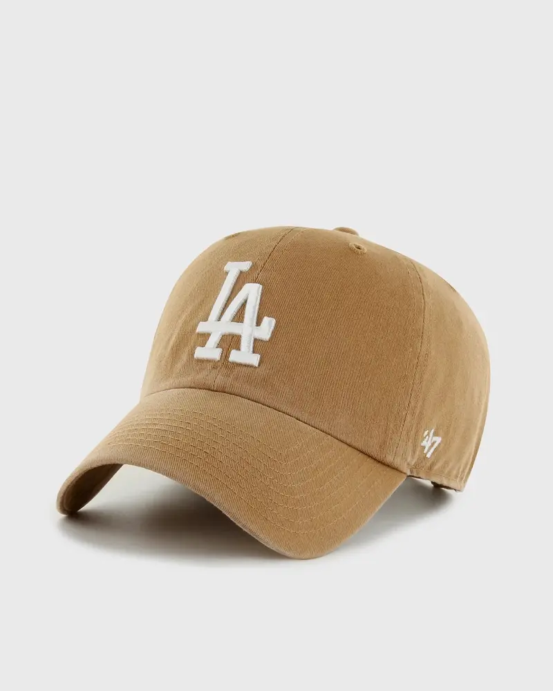 LA Dodgers Clean Up Cap – Camel-Tone Team Logo Baseball Cap