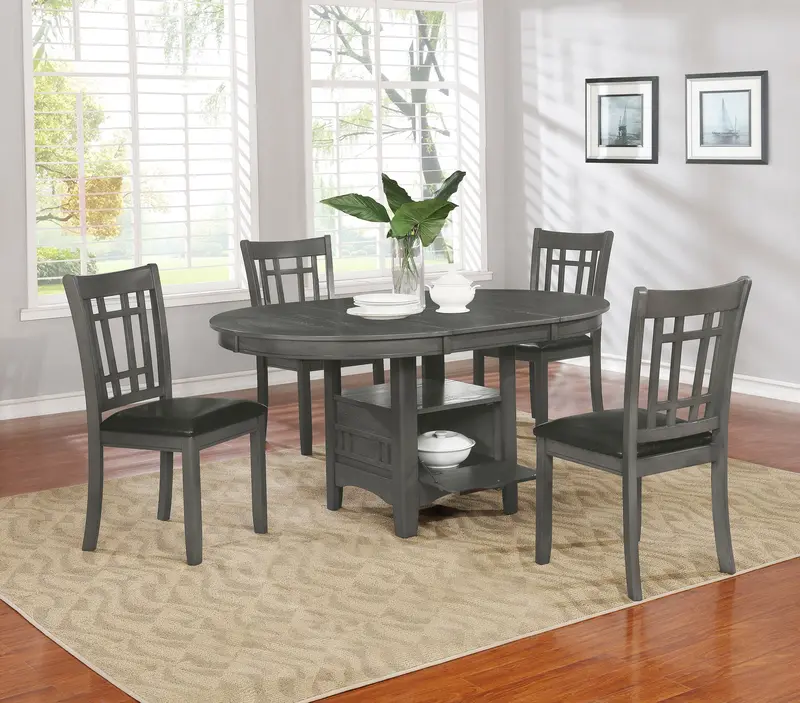 Lavon Traditional Dining Set – Classic Wooden Design