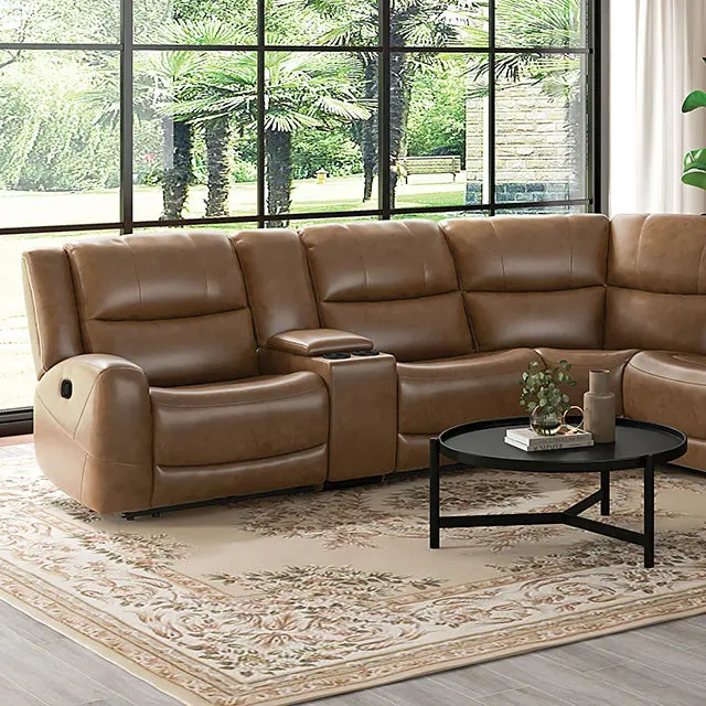 Leolinus Motion Sectional Sofa with Power Reclining Functionality