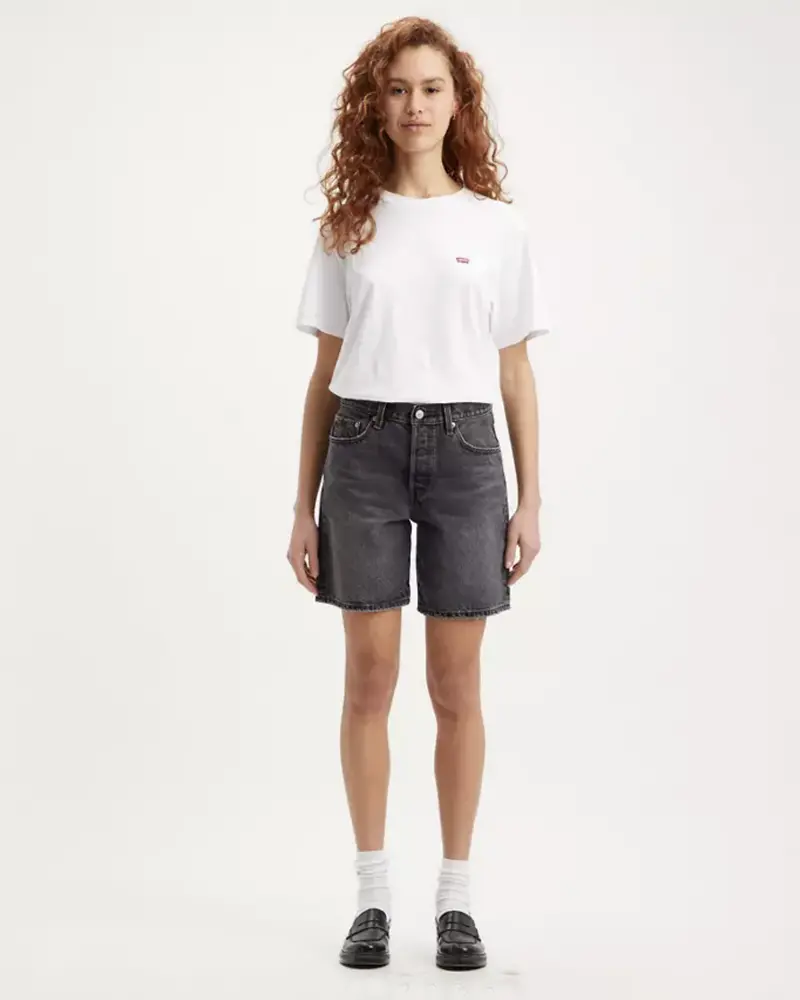 Levi’s 501® 90s-Inspired Shorts – Black Worn-In Look