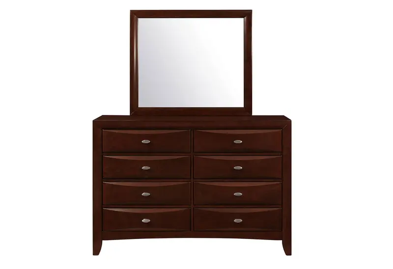 Linda New Merlot 7-Drawer Dresser