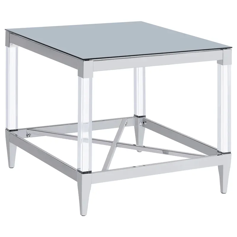 Lindley Wooden End Table with Open Shelf Storage