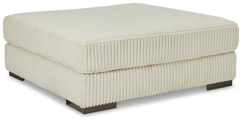 Lindyn Oversized Footstool Ottoman with Tufted Detailing