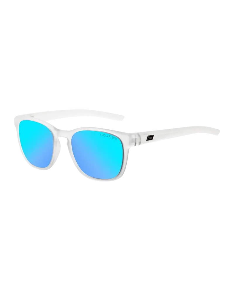 Lit Polarized Sunglasses – Crystal Grey Frame with Ice Blue Lenses