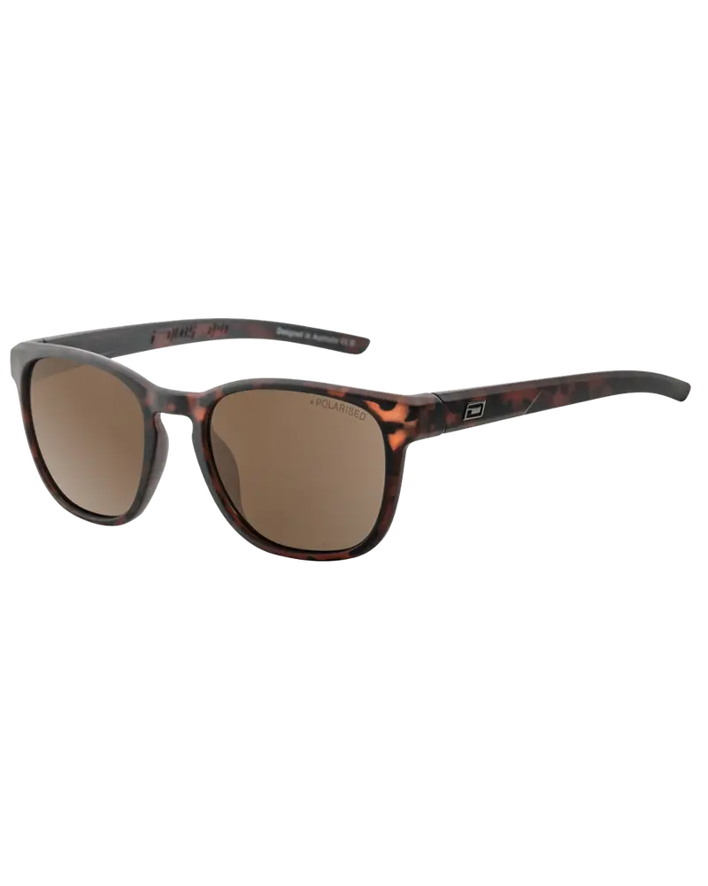 Lit Tortoise & Brown Polarised Sunglasses – Stylish Matte Finish