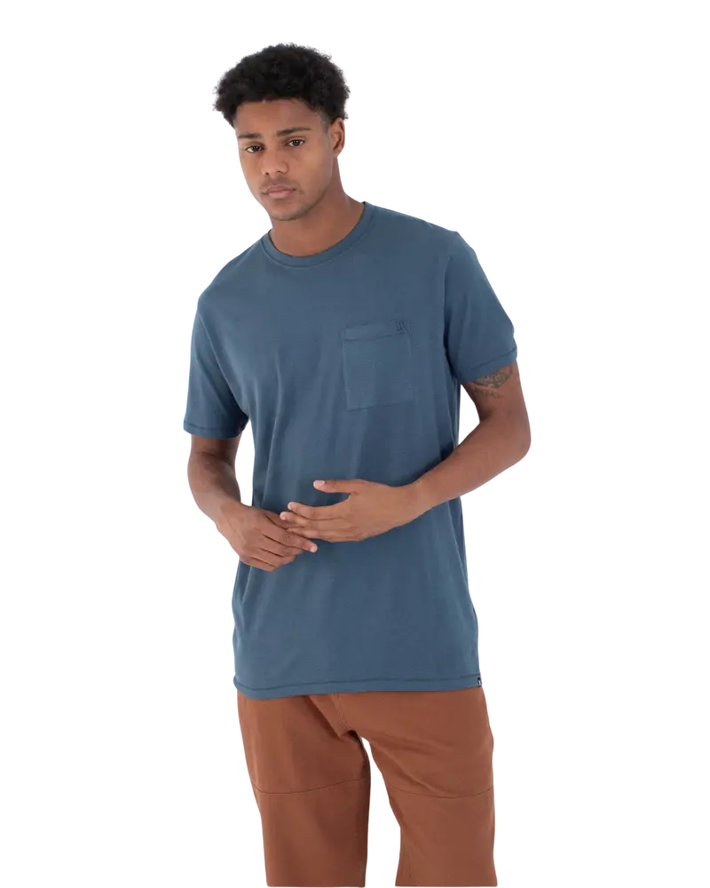 Low Tide Pocket Detail Ion Grey T-Shirt