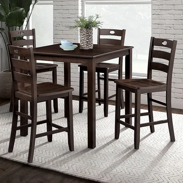 Lubbock 5-Piece Counter Height Dining Set – Urban Loft Design