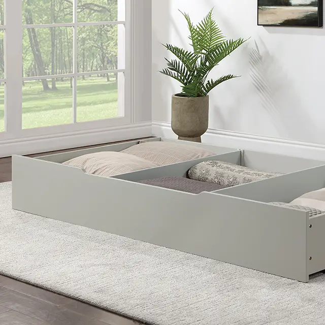 LYCORIDA Under-Bed Trundle with Built-in Drawers