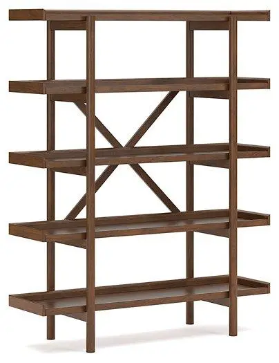 Lyncott 70-Inch Open-Back Bookcase