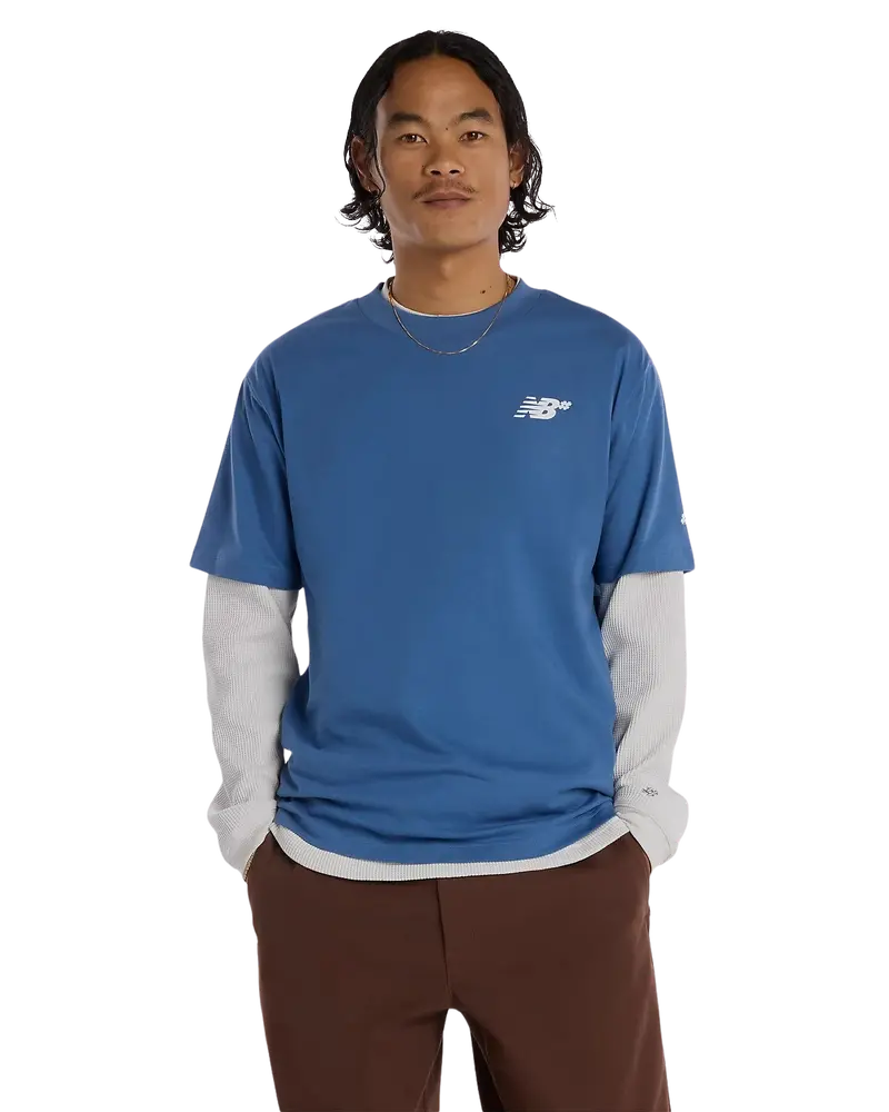 Magic Blue Small-Logo Cotton T-Shirt
