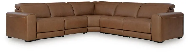 Magic Man 5-Piece Power-Reclining Modular Sectional