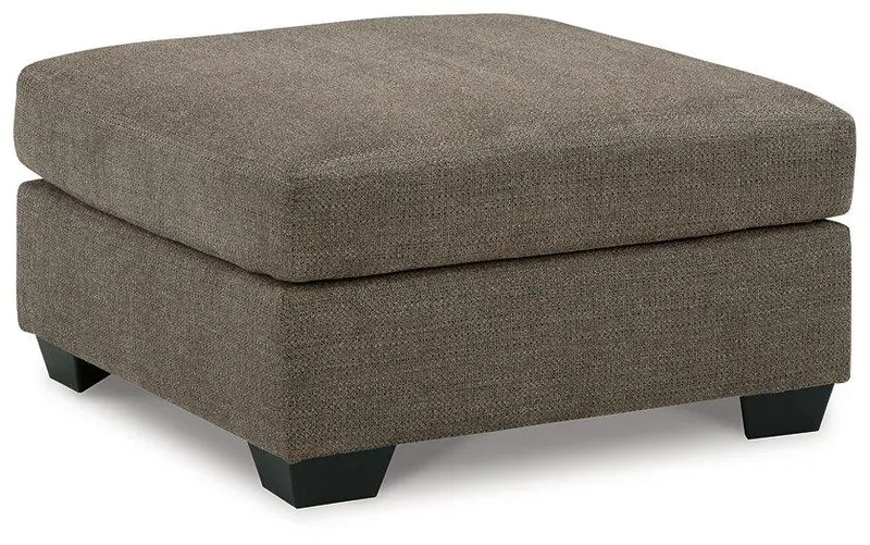 Mahoney Oversized Fabric Accent Ottoman
