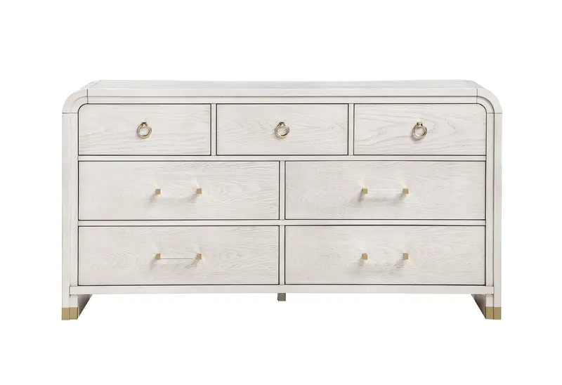 MALMO Oak 6-Drawer Dresser