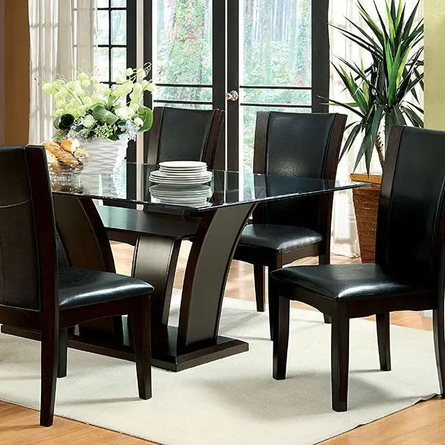 Manhattan 7-Piece Dining Room Set (Cherry Finish)