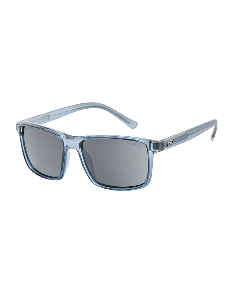 Mars Polarized Sunglasses – Grey Frame with Crystal Light Blue Lenses